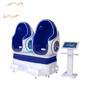 Wholesale Dreamland popular simulator 9d vr roller coaster game machine double players luxury 9d vr egg chair from china suppliers