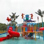 Eco Friendly Outdoor Water Play Park ISO9001 Certified Colourful Design