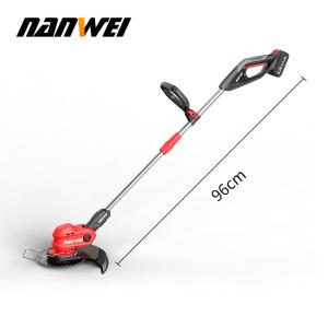 Wholesale Trimmer Cordless Lawnmower For Grass Lawn In Garden Electric Grass Cutting Green Belt Machine Family Battery from china suppliers