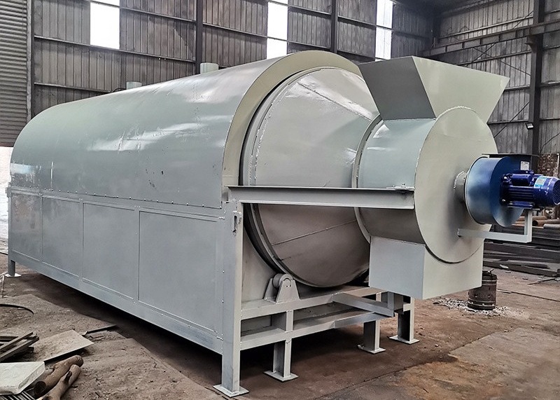 Energy Saving 1000kg/H Small Rotary Sand Dryer Machine Electric Heating Drum Dryer