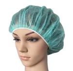 CE Standard Disposable Bouffant Cap Non Woven PP Head Hairnet Cover For Dustfree