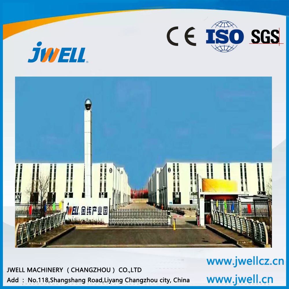 Jwell 800mm width pvc ( WPC) fast loading board extrusion line for wall panels