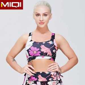 Wholesale Yoga Sports Bras For Plus Size Large Breasts With Comprehension Printing from china suppliers