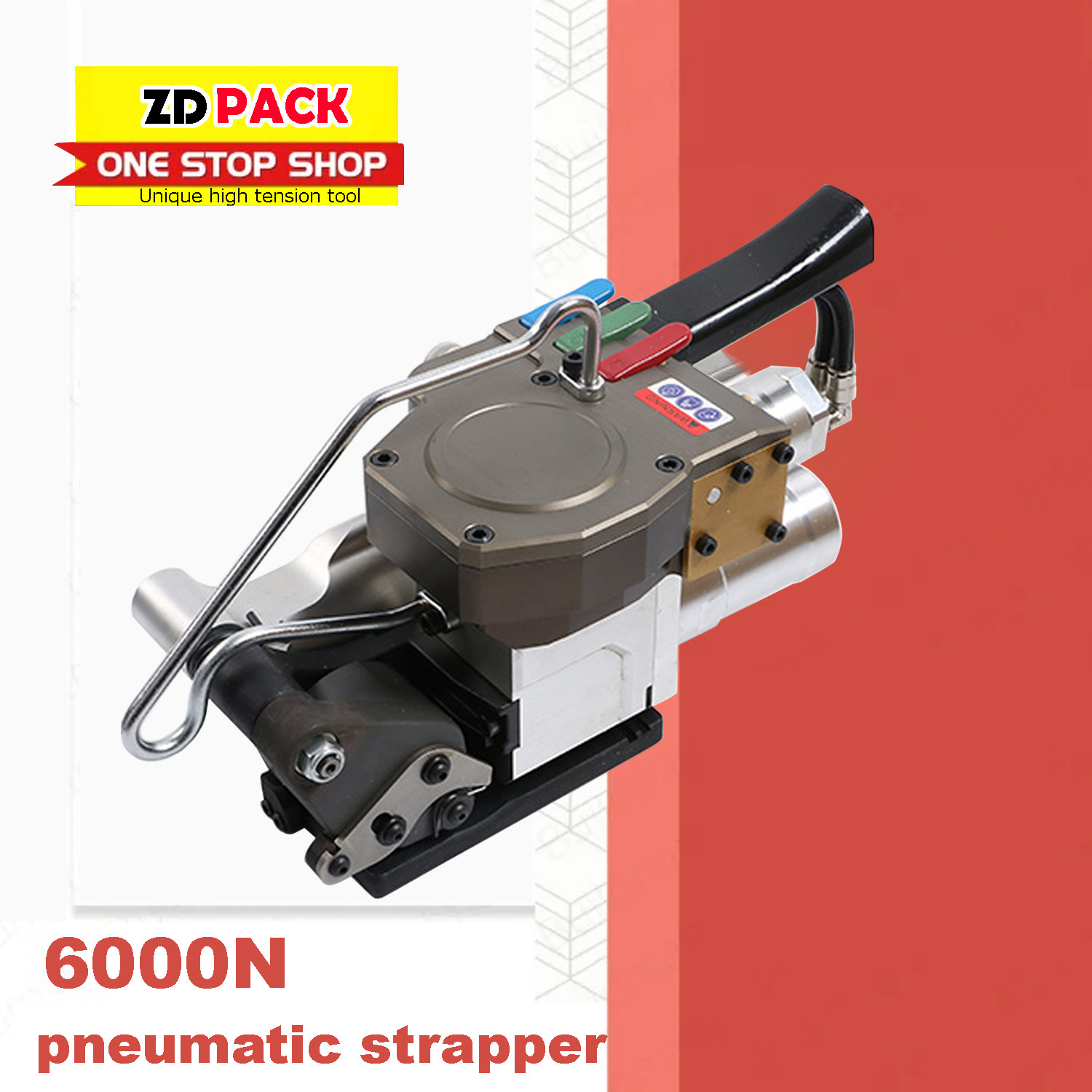 Wholesale Unique high tension tool 6000N Pneumatic Strapping Tool Packaging Strapping Machine for 32mm PET strap heavy duty applications from china suppliers