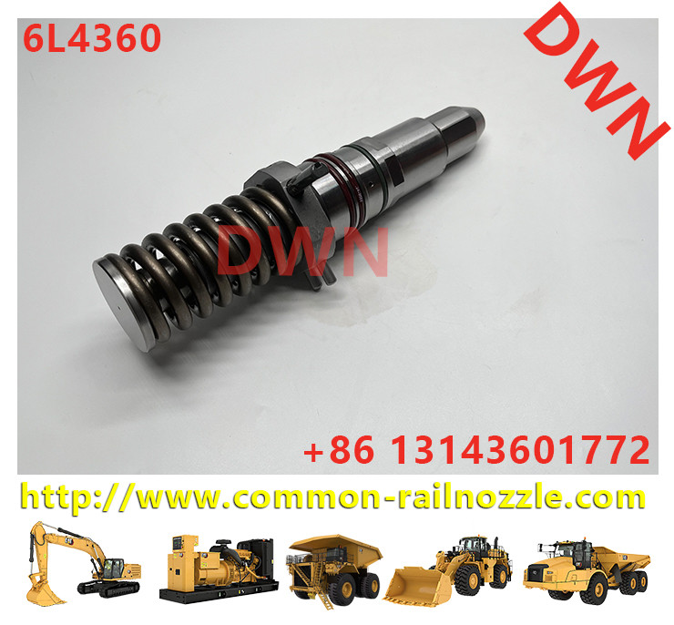 Construction Mechanical Engine Parts Diesel Fuel Injectors 4P9076 111-3718 For 3508 3512 3516 Engine