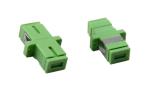 Pluggable SC Simplex Fiber Optic Adapter , FC / ST Fiber Optic Connector