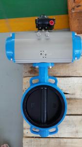 Wholesale butterfly valve with pneumatic actuator pneumatic control butterfly valves from china suppliers