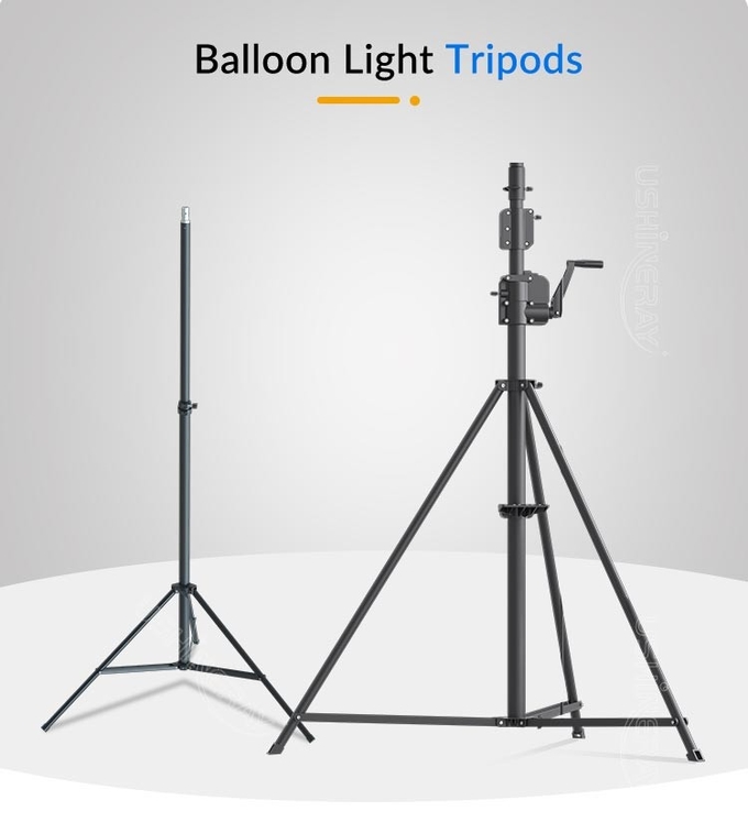IP65 Waterproof Light Tower 60W RGB Led Balloons For Camping Weddings Decoration