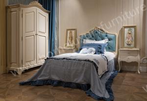 Wholesale Boys Room Furniture 1.2 m Wooden Fabric Single Bed FB-116 from china suppliers