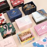 Custom Logo Luxury Soft Touch Coruggated Black Paper Packaging Gift Box Cosmetic