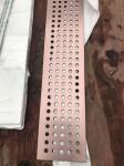 decorative stainless steel sheet perforated metal panel brass colour