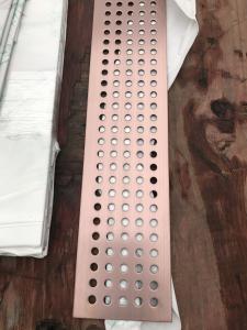 Wholesale decorative stainless steel sheet perforated metal panel brass colour from china suppliers