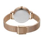 Fashion Diamond Surface Alloy Quartz Watch , Mesh Band Quartz Ladies Wrist