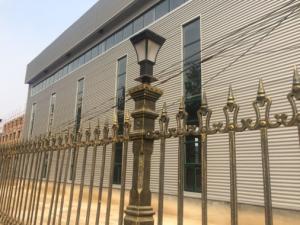 Wholesale Outdoor Decor Cast Iron Fence Street Decoration Custom Metal Fence from china suppliers
