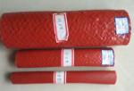 Heat Resistant Silicone Rubber Fiberglass Sleeving , High Temperature Fire