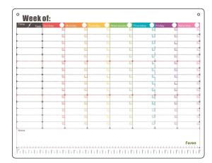 Wholesale Personalised Horizontal Magnetic Fridge Calendar Monthly Notepad from china suppliers