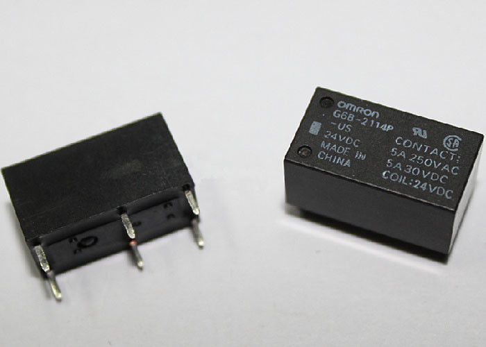 Omron relay G6B-2114P-US-5VDC/ 12VDC/ 24VDC- 5A (6 Pin)