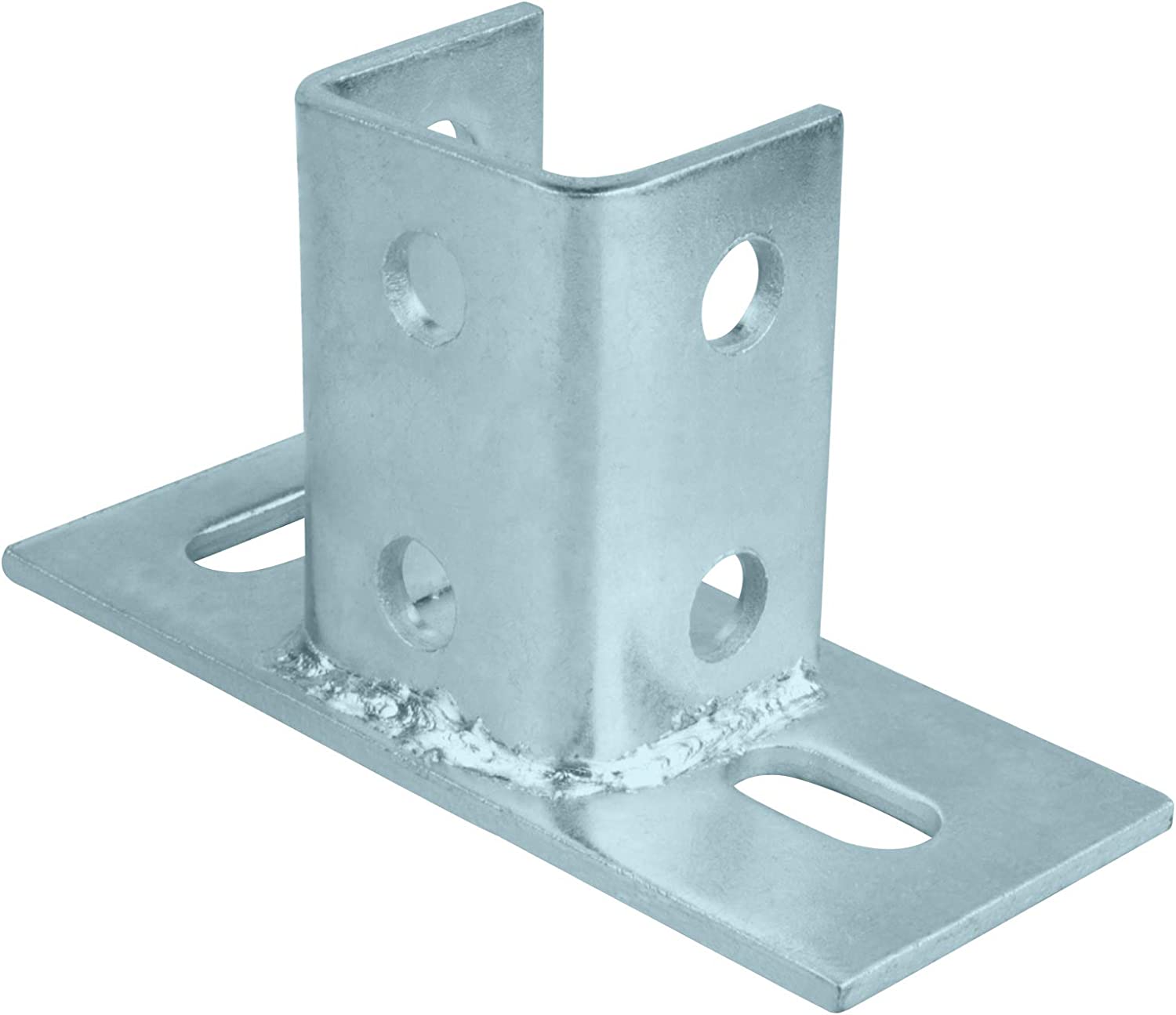 Post Base Channel Bracket Square Mount Post Base Strut Mount Bracket