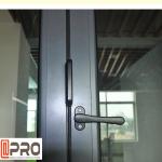 Aluminum Frame Bifold Glass Windows Color Optional For Kitchen And Bar folding