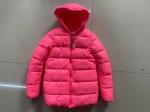 Pink Girl's Padded Coats Children's Winter Clothes 100% Polyester