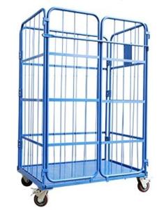 Wholesale Four - Wheel Logistics Trolley Industrial Heavy Duty Epoxy Powder Coated Finish from china suppliers