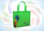 Supermarket Recyclable Non Woven Fabric Bags Customized Shopping Bags with