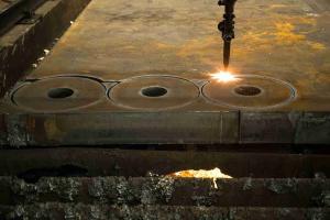 Wholesale Chrome Plated Carbon Sheet Metal Fabrication Laser Cutting Machine Parts from china suppliers