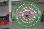 3m Long * 2.4 Dia Red / Green Inflatable Water Toy / Water Rolling Ball For