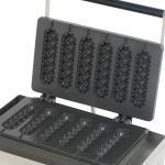 Stainless Steel Snack Machines for Corn Waffle Maker 220V Commercial Six Parts