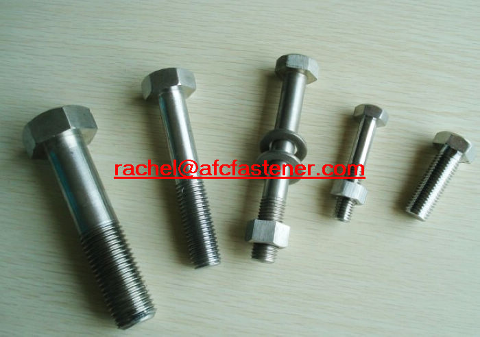 Hex bolt W.Nr 2.4856 NA21 UNS N06625 bolt NiCr22Mo9Nb Inconel625 GH3625 GH625