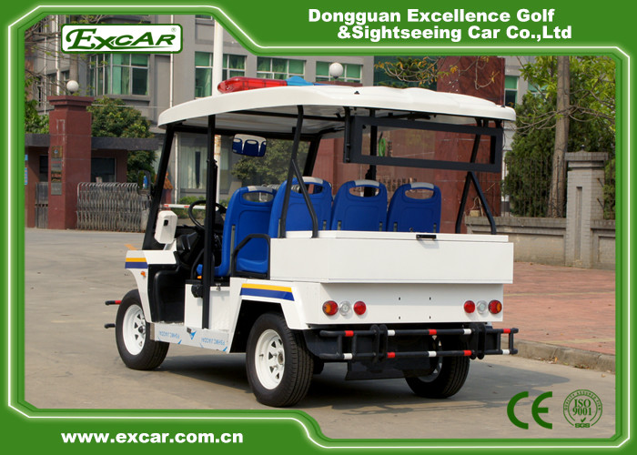 Aluminum Chassis Electric golf cart police car With 5 Seaters