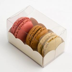 Wholesale PET Multi Specification Chocolate Biscuit Macaron Cake Gift Box Ivory Board from china suppliers