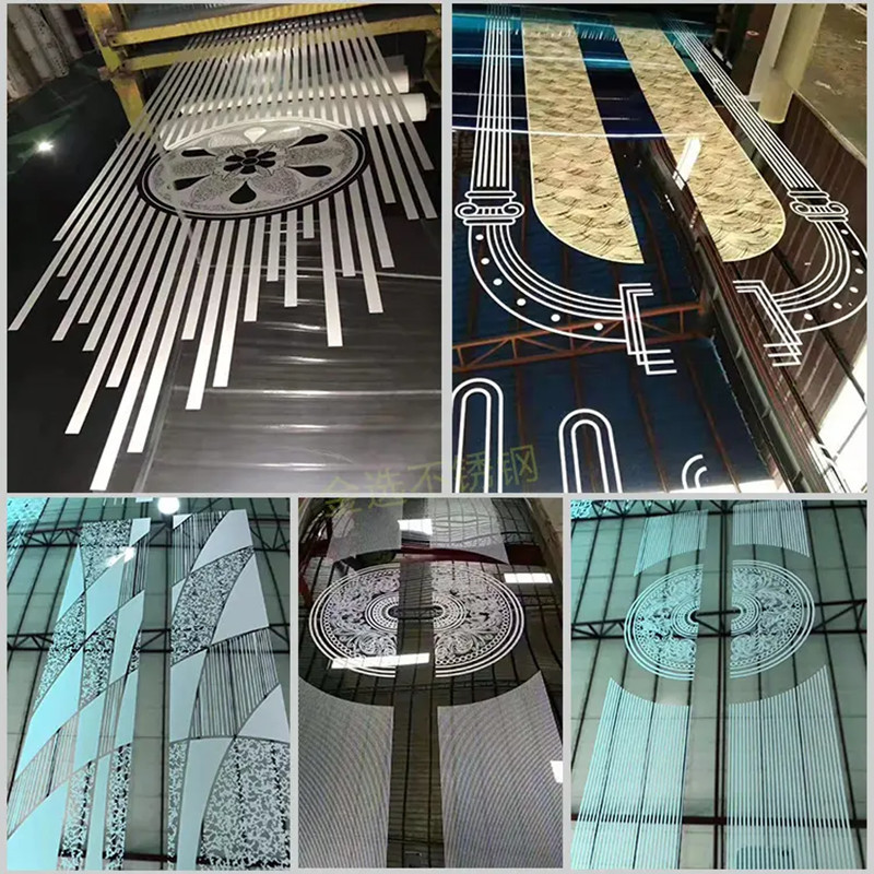4 X 8ft Elevator Stainless Steel Decorative Sheet 1000mm Width
