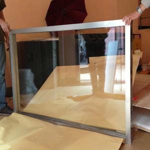 Wholesale Stainless Steel Frame Radiation Protection Lead Glass 1200mm X 800mm from china suppliers