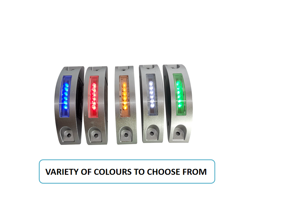 Solar Cast Aluminum Semi-circle Cat Eye Road Stud with Red LED Color and Long Lifespan