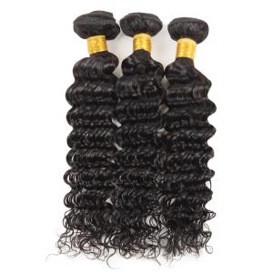 Wholesale 100 Grams Indian Human Hair Weave Deep Wave Hair Extensions Real Hair from china suppliers