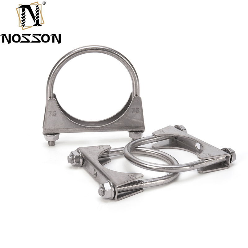 Metric Measurement System SS 304 316 430 U Bolt Clamp Hose for U Type Clamp Small Customization Muffler Exhaust Pipe