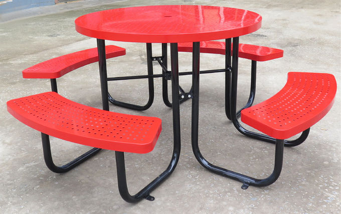 Dia 1093mm Round Table And Bench Set