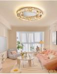 Luxury Crystal Ceiling Lamp Suitable for Living Room Bar Bedroom Ceiling Lamp(WH