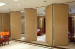 Interior Wooden Top Hanging Movable Room Dividers Sliding Door For Auditorium