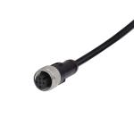 PA66 8 Pin M12 Female Connector 4A Waterproof Cable Connector