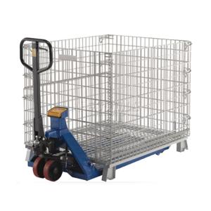 Wholesale Aceally Industrial Foldable Mesh Storage Cage With Wheels For Warehouse from china suppliers