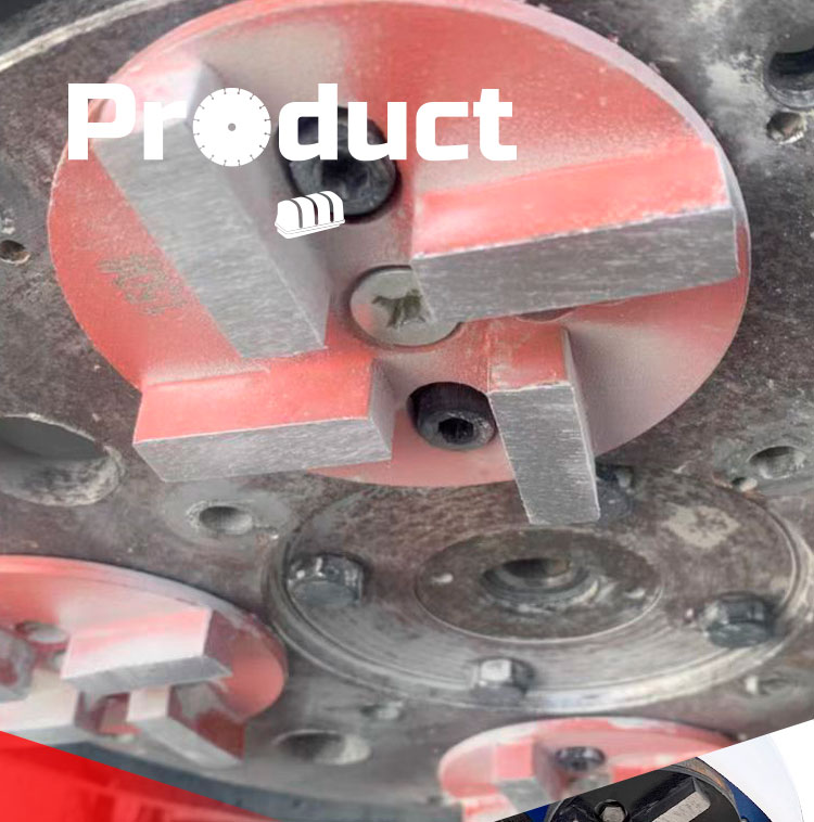 Grinder LINSING Diamond Segments for Concrete Floor Polishing 120 Grit Abrasive Block