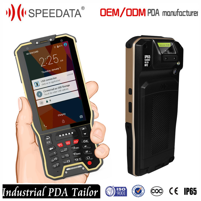 Quad-Core 1.3GHz Android Handheld Barcode Scannner with NFC RFID Reader