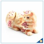 Yellow And Pink Cat Shape Crystal Trinket Box For Sale SCJ602