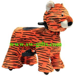 Wholesale Indoor playground equipment animated plush toy electric horse ride for kids from china suppliers
