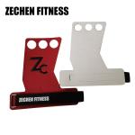 Fitness CrossFit hand grips leather gymnastics workout 3 hole carbon hand grips