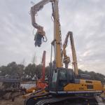 Excavator Mounted Sheet Pile Driving Machine Steel Vibro Hammer