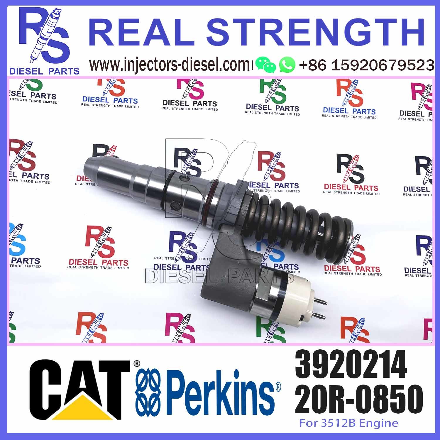 3920214 Common Rail Fuel Injector For Diesel Engine 3508 3512 3516 3524