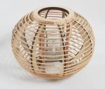 Hot Sale Led Lantern Indoor And Outdoor Decoration Natural Handmade Rattan Weave